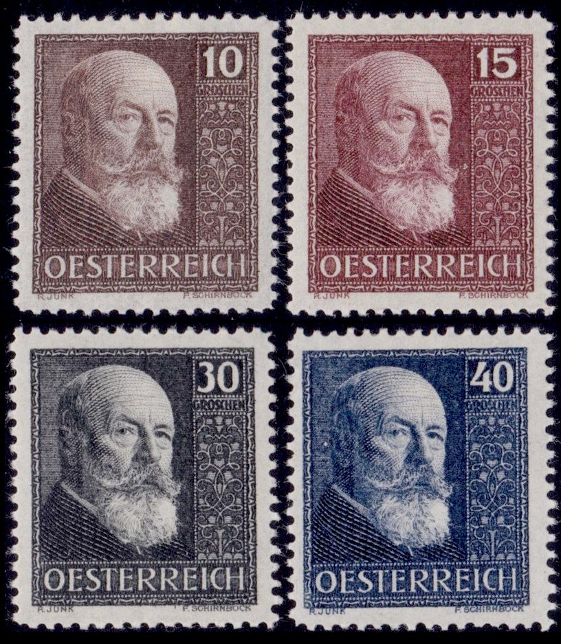 Austria Stamp Yvert 374/377