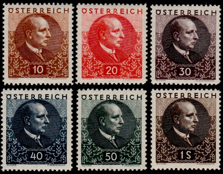 Austria Stamp Yvert 393/398
