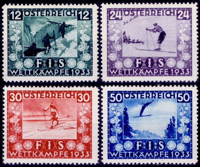 Briefmarke Osterreich Michel 551/554