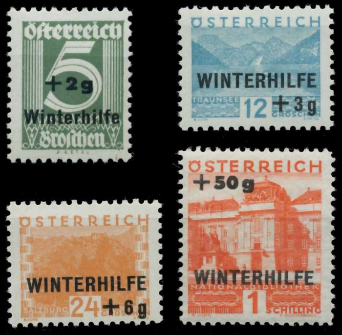 Briefmarke Osterreich Michel 563/566