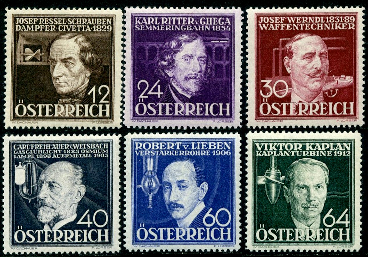 Briefmarke Osterreich Michel 632/637