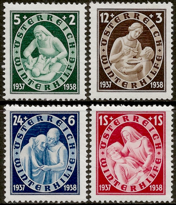 Briefmarke Osterreich Michel 642/645