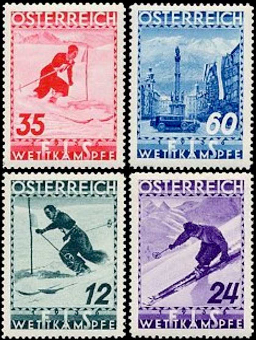 Briefmarke Osterreich Michel 623/626