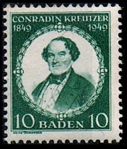 Briefmarke Franz. Zone - Baden Michel 53