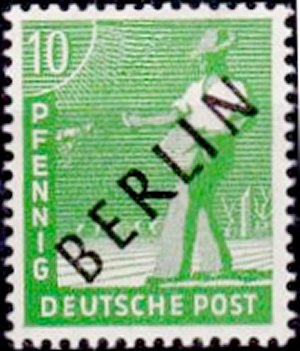 Berlin Stamp Yvert 4A - Scott 9N4