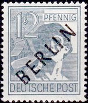 Berlin Stamp Yvert 5A - Scott 9N5