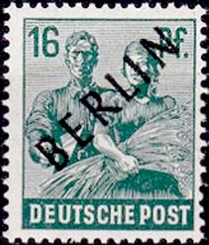Berlin Stamp Yvert 7A - Scott 9N7