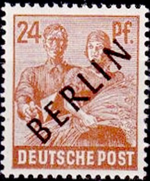 Berlin Stamp Yvert 9A - Scott 9N9