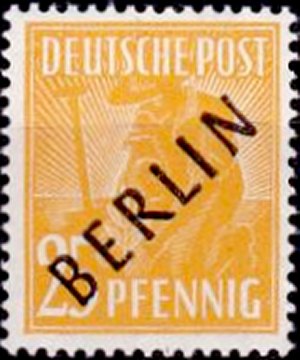 Berlin Stamp Yvert 10A - Scott 9N10