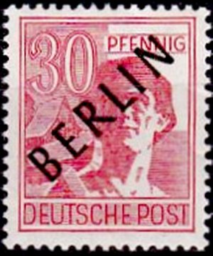 Berlin Stamp Yvert 11A - Scott 9N11