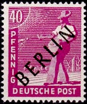 Berlin Stamp Yvert 12A - Scott 9N12