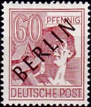 Berlin Stamp Yvert 14A - Scott 9N14