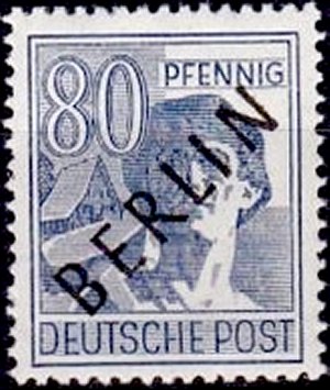 Berlin Stamp Yvert 15A - Scott 9N15