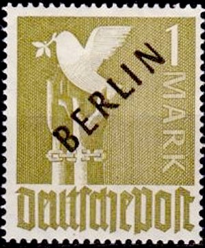 Berlin Stamp Yvert 17A - Scott 9N17