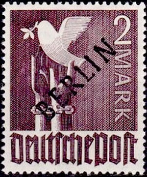 Berlin Stamp Yvert 18A - Scott 9N18