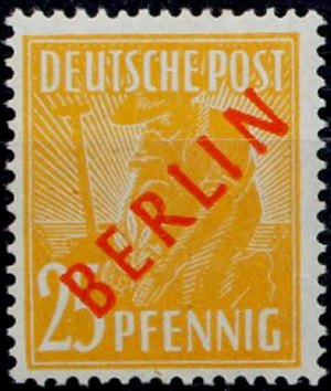 Berlin Stamp Yvert 10B - Scott 9N27