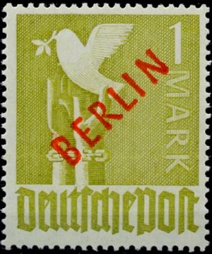 Berlin Stamp Yvert 17B - Scott 9N33
