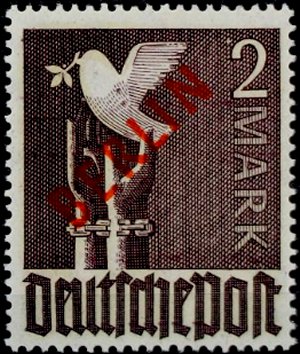 Berlin Stamp Yvert 18B - Scott 9N34