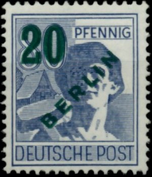 Briefmarke Berlin Michel 66