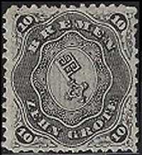 German States - Bremen Yvert 14