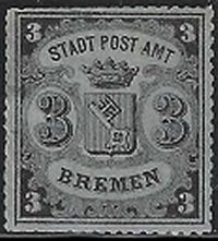 German States - Bremen Yvert 6