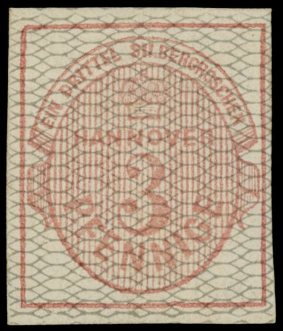 Briefmarke Altdeutschland - Hannover Michel 8