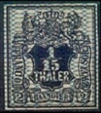 Briefmarke Altdeutschland - Hannover Michel 11 - zum Schließen ins Bild klicken