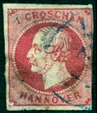 Briefmarke Altdeutschland - Hannover Michel 14 - zum Schließen ins Bild klicken