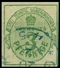 Briefmarke Altdeutschland - Hannover Michel 20