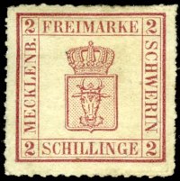 Briefmarke Altdeutschland - Mecklenburg-Schwerin Michel 6