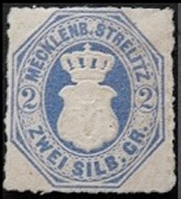 Briefmarke Altdeutschland - Mecklenburg-Strelitz Michel 5