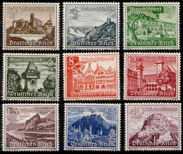 Germany Stamp Yvert 654/662
