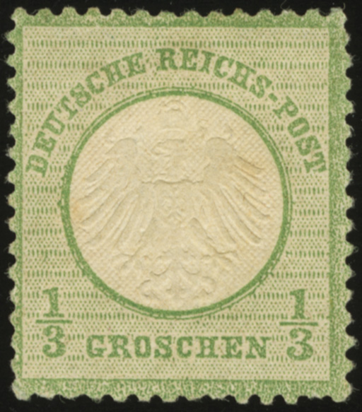 Briefmarke Deutsches Reich Michel 2 - zum Schließen ins Bild klicken