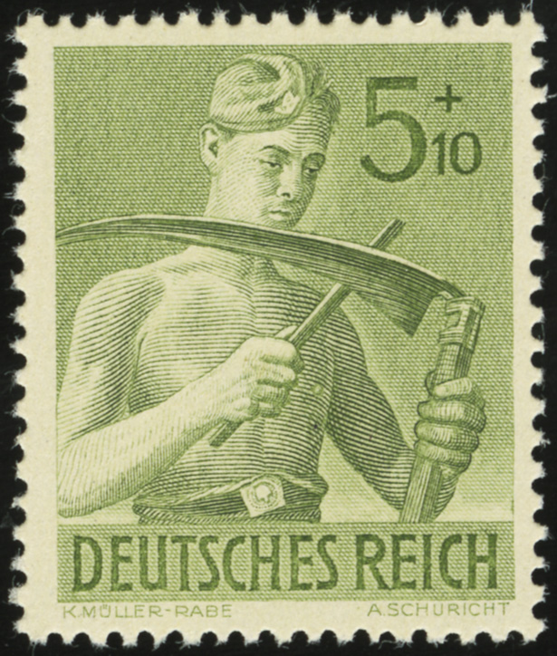 Briefmarke Deutsches Reich Michel 851