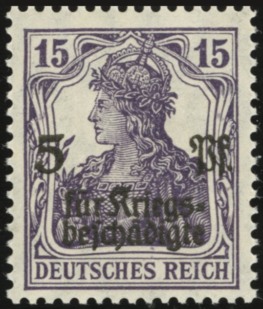 Briefmarke Deutsches Reich Michel 106 - zum Schließen ins Bild klicken