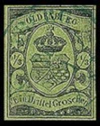 Briefmarke Altdeutschland - Oldenburg Michel 5