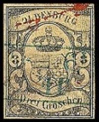 Briefmarke Altdeutschland - Oldenburg Michel 8