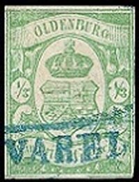 Briefmarke Altdeutschland - Oldenburg Michel 10