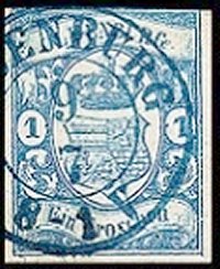 Briefmarke Altdeutschland - Oldenburg Michel 12