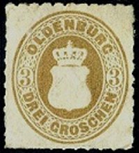 German States - Oldenburg Yvert 19