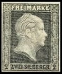 Briefmarke Altdeutschland - Preussen Michel 3
