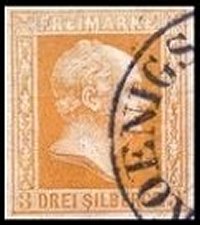 Briefmarke Altdeutschland - Preussen Michel 8