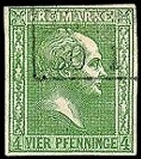 Briefmarke Altdeutschland - Preussen Michel 9