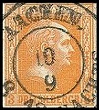 Briefmarke Altdeutschland - Preussen Michel 12