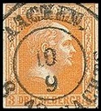 Briefmarke Altdeutschland - Preussen Michel 12