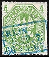 Briefmarke Altdeutschland - Preussen Michel 14