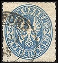 Briefmarke Altdeutschland - Preussen Michel 17