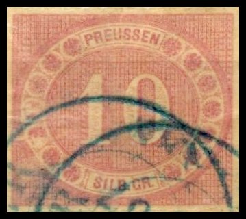 Briefmarke Altdeutschland - Preussen Michel 20