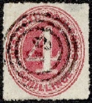 Briefmarke Altdeutschland - Schleswig-Holstein Michel 3