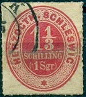 Briefmarke Altdeutschland - Schleswig-Holstein Michel 15